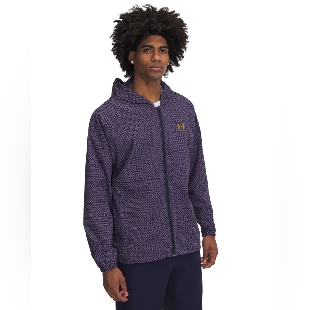 NEW Under Armour UA Storm Men’s Windbreaker Hooded Jacket 1390483 410 size M NWT